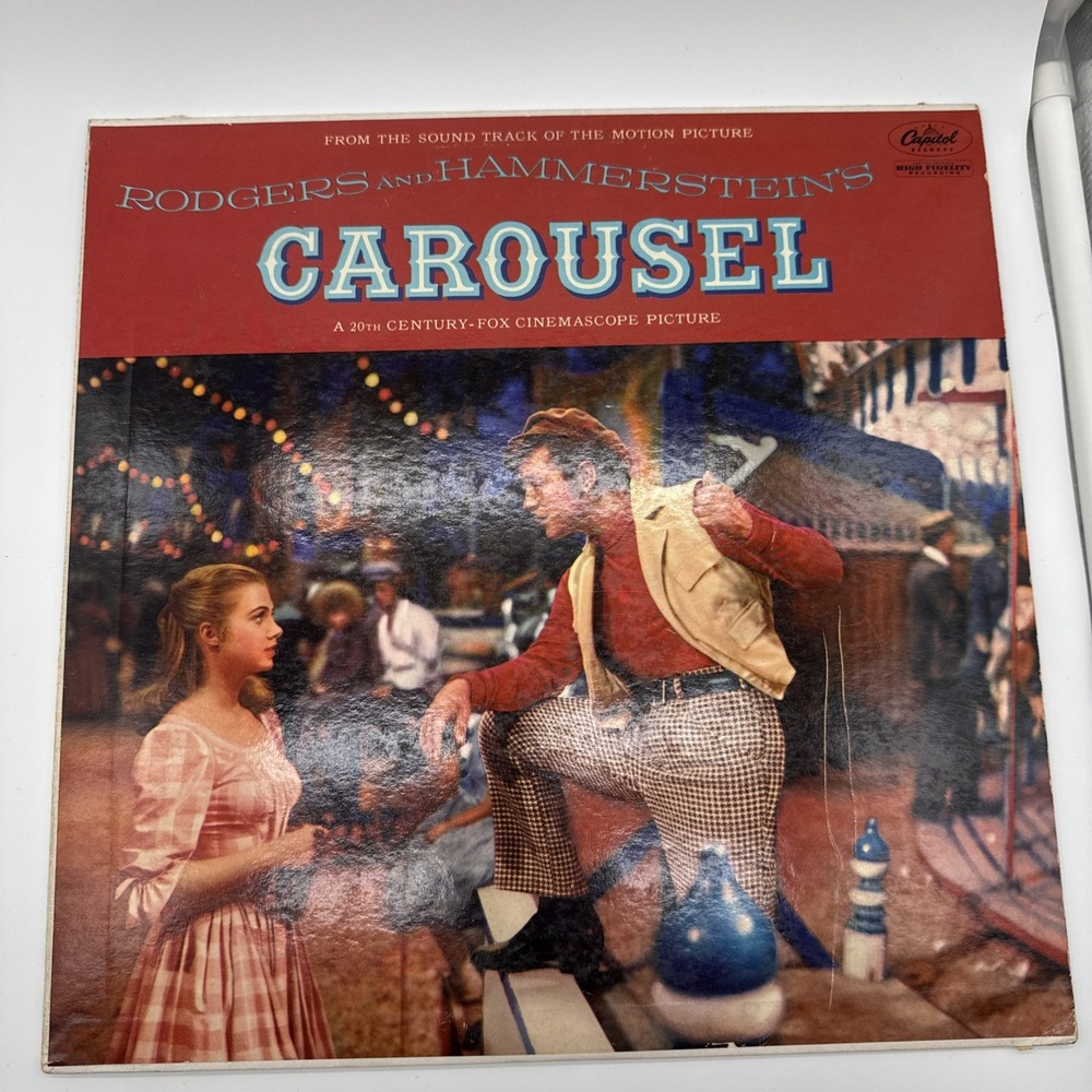 Carousel Motion Picture Soundtrack Vinyl LP Capitol W694 Rodgers Hammerstein